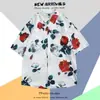 Camisa de Manga Corta Estampada Hawaiana para Hombre Verano Viajes Vacaciones en la Costa Playa Camisa de Hombre Holgada Fantasía Top