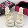 Zapatos de Mujer JK Redondos con Cordones y Suela Gruesa Estilo Francés 2025 Primavera Nuevo Modelo Popular para Combinar con Faldas Zapatos Mary Jane de Cuero para Mujer