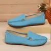 Sapatos Femininos Plus Size 2026 Outono Bico Redondo Baixo Rasos Salto Baixo Planos Casuais Sapatos Mocassins de Tamanho Grande para Mulheres Tamanho 41-42