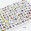 Cubo de Cristal Dongzhou Fundo Pontiagudo Diamante Quadrado Chanfrado Colorido Pedra Solta Acessórios para Joias DIY Diamante Super Brilhante para Unhas Joias de Diamante