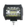 Luz de trabajo LED para coche nueva de tres ojos 4 pulgadas 20LED 60W foco modificado para vehículo todoterreno tres filas de 20 perlas