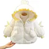 Chaqueta de Algodón para Niña Estilo Invierno Moda Acolchada con Forro Polar Grueso Cálida para Bebé Ropa de Algodón Chaqueta Acolchada de Algodón para Niños Ropa de Invierno para Niños Pequeños
