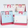 Fresco y 2019 Creativo Simple Pequeño Calendario Bloc de Notas 2019 Plan Calendario de Mesa Decoración Almanaque Bloc de Notas