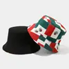 Novo Chapéu de Balde com Elemento de Bandeira Multi-País Transfronteiriço (Chapéu Bucket Casual Tendência Estilo Logo de País) SJ