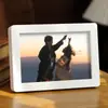 Personalização de Mesa para Porta-Retratos, Lavagem e Impressão de Fotos para Fazer Álbum de Fotos, Enfeites de Moldura Vazia, Suporte de Exibição de 6 Polegadas 8 Presente