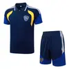 2627 Polo con Shorts Real Madrid Adulto Flamengo Uniforme de Fútbol Set Miami Adulto Uniforme de Fútbol Set
