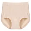 Pantaletas Seamless de Cintura Alta para Control de Abdomen para Mujer, Transpirables, Levanta Glúteos, Moldean la Cadera, Entrepierna Antibacteriana 7A, Color Sólido, Braguitas Triángulo para Niñas