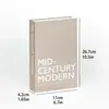 Livro Falso Inglês Minimalista, Livro de Exibição de Cor Sólida, Livro Simulado para Decoração de Casa, Livro de Decoração para Mesa de Centro, Estilo Dobrável Transfronteiriço