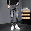 P26 yuan 054# tallas 27-36 azul gris se prefieren grandes cantidades productos en stock pantalones de pedido completo fábrica de origen algodón