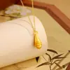 Colar Pingente Gota d'Água Feminino 2025 Nova Moda Luxo Leve Elegante Simples Corrente para Clavícula Versátil para Presente de Namorada
