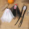 Nuevas Decoraciones para Fiesta de Halloween, Calavera Brillante Fantasma Colgante Decoraciones, Novio y Novia Accesorios Horripilantes Colgantes para Jardín