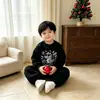 Conjunto Infantil Estilo Coreano Primavera e Outono Moda Dinossauro Tendência Novo Desenho Animado Moletom com Capuz Calça Jogger Conjunto Elegante de Duas Peças