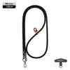 Lanyard Popular para Teléfono Móvil de Muñeca 6mm Fuerte para Colgar en el Cuello Cruzado Ajustable Exterior Montañismo Cuerda Trenzada Anti-Pérdida Color Pistola