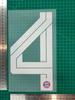25-26 Coleção Casa Bayern Roupa Adulto Camisa A+ Número Letra Número Transferido por Calor Adesivo Transferido por Calor Camisa