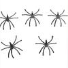 Accesorios de decoración de seda de araña pequeña de Halloween, accesorios de diseño de escena de bar, simulación de araña, araña de plástico de color