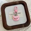 Chaveiro de Gatinho Transparente Colorido Fofo Desenho Animado Animal Pequeno de Rosto Redondo Pingente de Bolsa Chaveiro Gato Kt Sanrio