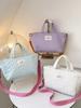Nuevo bolso de mano de la serie de colores dopamina para niñas, versátil, de gran capacidad, bolso de hombro, bolso bandolera, ventas directas de fábrica