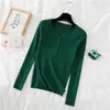 Camiseta básica de cuello alto para mujer, nuevo estilo de otoño, suéter dulce, corte ajustado, estiliza la figura, para llevar por dentro, top de punto para mujer, gris