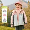 Chaqueta Impermeable Transpirable 3 en 1 para Bebé Jingqi Modelo Nuevo 2026 Ropa Suave de Concha para Niños Otoño Invierno