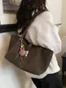 Bolso tote minimalista y ligero estilo coreano, diseño nuevo, gran capacidad, casual y adecuado para ir al trabajo, se puede llevar debajo del brazo o como bolso de hombro