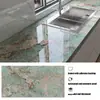 Película Adhesiva para Encimera de Mármol CTZS Textura Mineral Autoadhesiva Cubierta para Gabinete Estilo Lujo Moderno Resistente a Altas Temperaturas a Prueba de Aceite Antiarañazos Para Cocina Estufa Encimera Remodelar 40cmx1m/3m/5m/10m