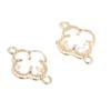 12*17 mm Yufeng DIY accesorios de joyería borde de cobre cristal circonio trébol de cuatro hojas colgante pulsera pendientes colgante
