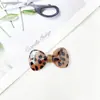Gato con Estampado de Leopardo y Lunares Lazo de Acetato Lindo Fresco Hecho a Mano Accesorio para el Cabello Material de Bricolaje Venta al por Mayor