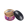 Fragrância de Carro Popular Transfronteiriça Bloco de Madeira Sólida Recipiente Difusor de Óleo Essencial Ornamento de Fragrância para Carro Purificador de Ar
