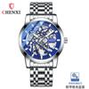 Reloj Mecánico Dawn Hollow Reloj para Hombre Transfronterizo en Vivo Reloj Automático para Hombre Impermeable Correa de Acero Reloj Mecánico Luminoso