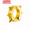 Pendientes de clip de oreja de púas simples sin orificio para la oreja, redondos de acero de titanio para hombres y mujeres, joyería de oreja de Joker de moda en stock