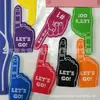 Juguetes de espuma con forma de gestos de pulgar y dedo, se pueden imprimir con logotipos y patrones digitales, fábrica de esponjas para juguetes