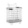 Caja de almacenamiento de acero inoxidable portapalillos de cocina jaula de palillos de pared estante multifuncional para palillos cuchillo y cuchara para el hogar