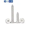 Tornillos Autorroscantes de Acero Inoxidable 304 CA Cabeza Plana Cabeza Delgada Cabeza Grande Hexagonal Interior Tornillos Autorroscantes M2M4M5M6