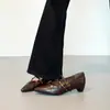 Piel Suave~Punta Fina Estilo Retro Francés Tacón Grueso Corte Bajo Zapatos de Salón Versátiles para el Trabajo de Mujer Correa Única Mary Jane Tacón Bajo Zapatos de Salón