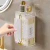 Caja de Pañuelos de Lujo Ligero Caja de Almacenamiento de Toallas para Montar en Pared para Inodoro, Baño, Cocina, Tipo Colgante sin Taladro Caja de Pañuelos