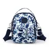 Bolso de Hombro Casual Estampado para Mujer Bolso Tipo Concha Nueva Mochila Pequeña de Nylon para Mujer Bolso para Teléfono Móvil Bolso para Llaves