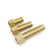 Todos os fios de cobre interno e externo 4 pontos 6 pontos 1 polegada redutor tamanho cabeça conector direto alongado fio interno e externo encanamento acessórios de cobre fabricantes
