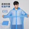 Impermeable EVA reutilizable al por mayor, protección completa contra la lluvia, grosor aumentado y longitud extendida, impermeable de una pieza impermeable para adultos para exteriores