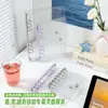 Macaron Transparente 6 Furos A5A6A7 Caderno de Folhas Soltas Capa Macia PVC Cor de Doce Presilha M5 Concha de Planejador Simples