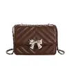 Bolsa de Corrente Feminina 2026 Estilo Coreano Nova Moda Casual Personalidade Pequena Quadrada Tendência Simples Bolsa de Ombro Bolsa Transversal