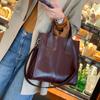 Bolso de Mano Nuevo para Mujer, Bolso de Gran Capacidad, Moda Otoño e Invierno, Elegante, Adecuado para el Trabajo y los Viajes Diarios, Bolso Cruzado de Cuero Genuino, Dropshipping