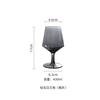 Copa de Diamante de Cristal Estilo Europeo para Uso en Casa, Copa de Vino Tinto Borgoña, Copa de Brandy de Lujo Ligero para Bar, Estilo de Lujo Ligero