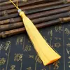 Borla Larga de Seda de Hielo de 12 cm para Bolsitas de Té, Colgantes de Abanico, Borlas Hanfu, Accesorios y Colgantes de Estilo Vintage