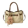 Bolso de Mano para Mujer, Moderno y Sencillo, Bolso Retro de Nicho, Bolso Grande para Viajes Diarios para Mujer, Bolso Cruzado de Hombro Casual y Versátil
