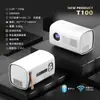Fornecimento Exclusivo Transfronteiriço de Projetor Mini de Alta Definição T100, Projetor para Casa Inteligente, Espelhamento de Tela de Celular, Portátil, Atacado de Comércio Exterior
