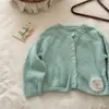 Suéter cárdigan de punto para niñas timo, estilo primavera y otoño, nueva colección 2026, prenda exterior para mujer, top de punto, chaqueta de otoño para niños