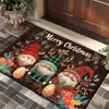 Felpudo Navideño Más Vendido de Amazon para Puerta Principal, Alfombra Decorativa Festiva, Felpudo Antideslizante para Baño, Felpudo para Puerta Principal, Transfronterizo