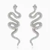 Pendientes de Serpiente Estéreo Exagerados Retro Europeos y Americanos ZA Moda Punk Geométricos Metal Tallado Animal Serpiente Pendientes