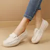Nuevos Mocasines de Ancho Amplio Casuales Planos para Mujer Suela Suave Parte Superior Suave Zapatos de Madre Cómodos Talla Grande Mocasines Zapatos para Mujer
