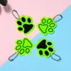 Venda Direta de Fábrica de Pingentes Refletivos de PVC de Estilo Misto, Chaveiros para Mochila, Pequenos Acessórios de Segurança para Viagem ao Ar Livre para Halloween